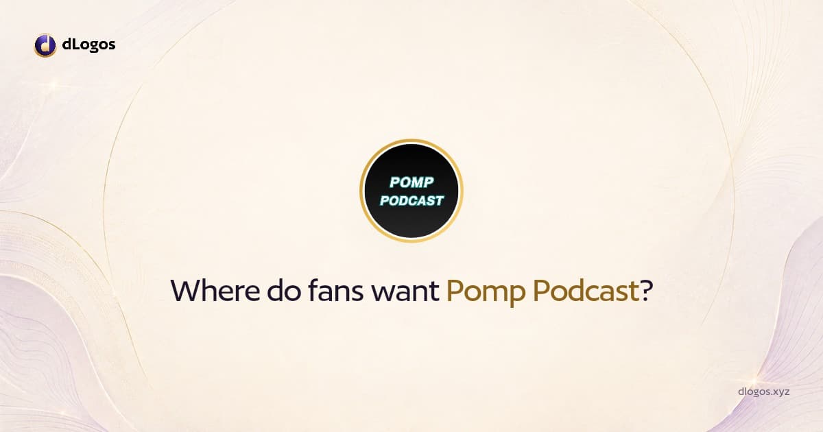 Speaker card: Pomp Podcast on dLogos