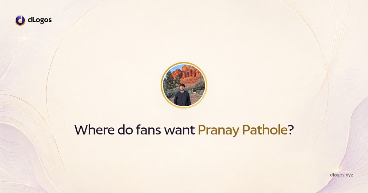 Speaker card: Pranay Pathole on dLogos