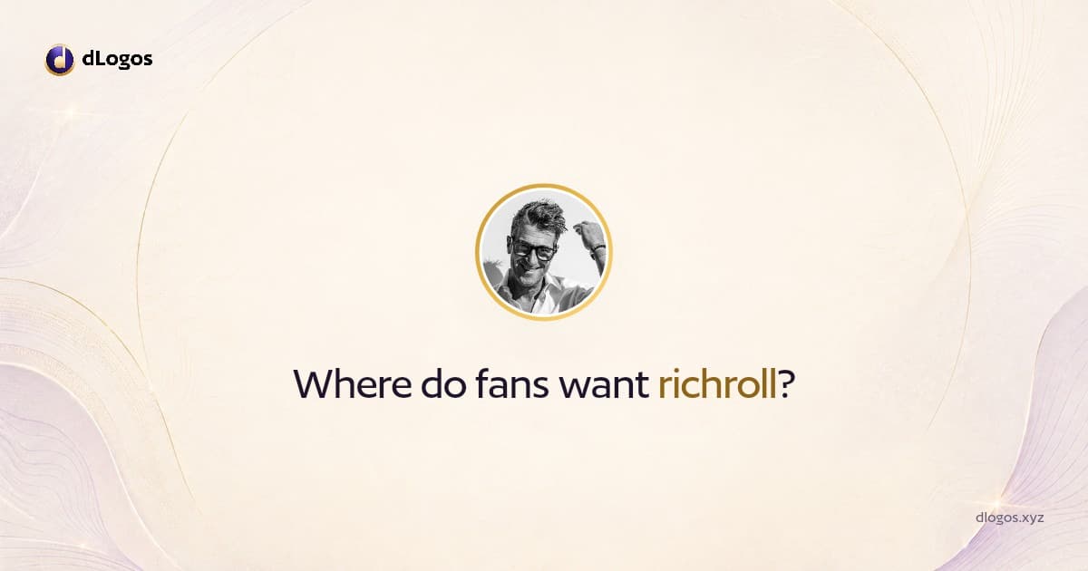 Speaker card: richroll on dLogos