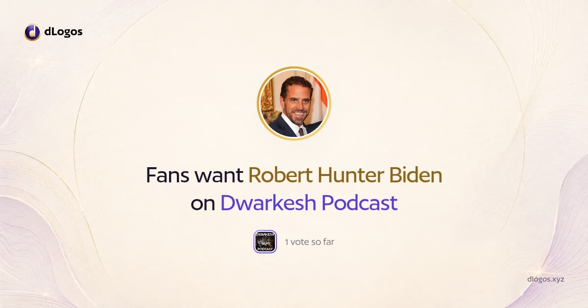 Speaker card: Robert Hunter Biden on dLogos