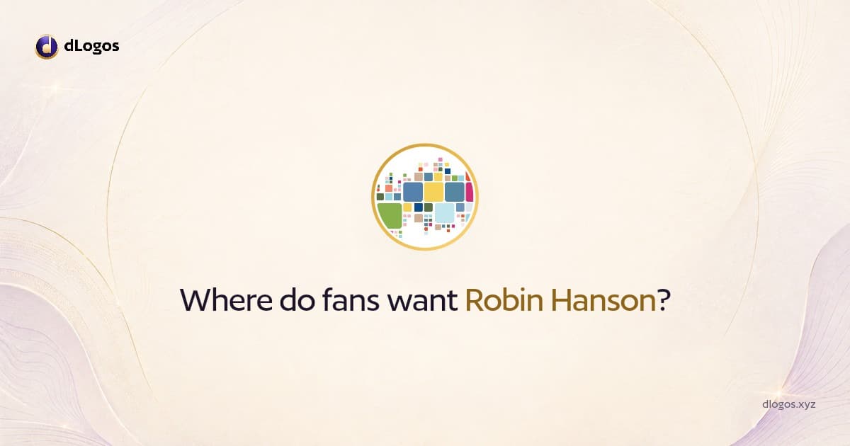 Speaker card: Robin Hanson on dLogos