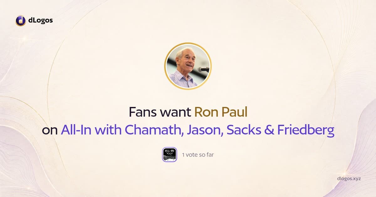Speaker card: Ron Paul on dLogos