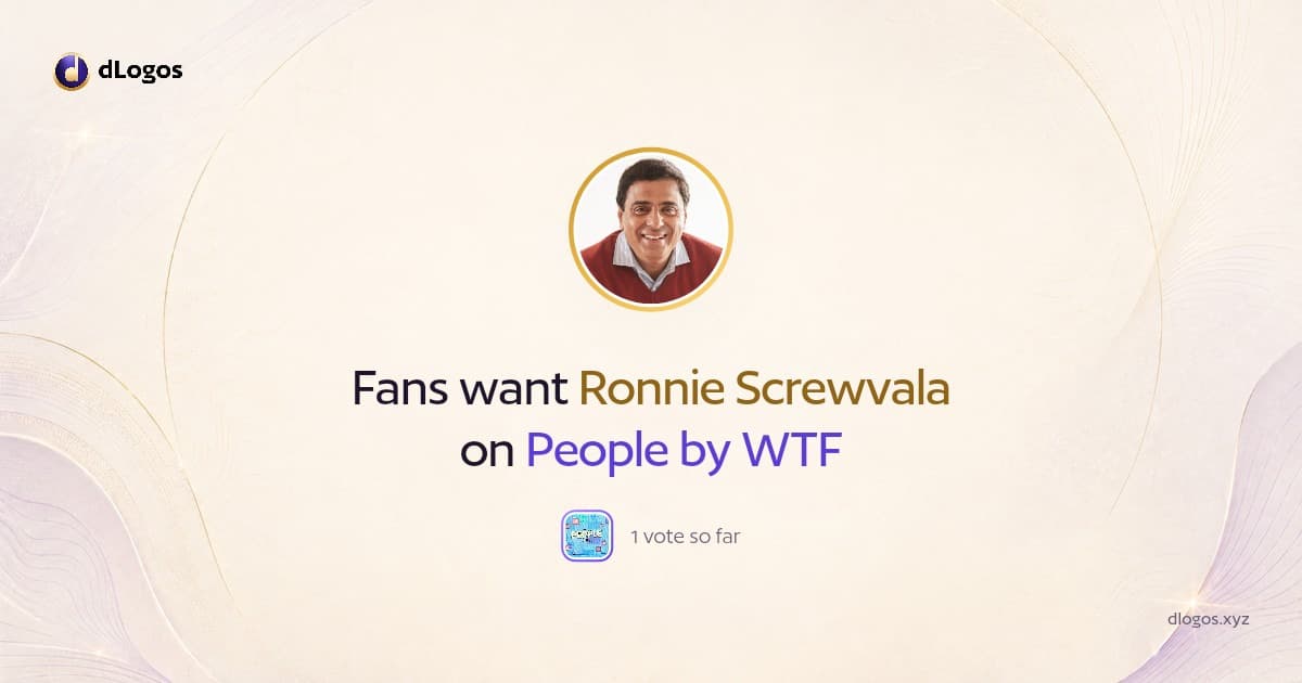 Speaker card: Ronnie Screwvala on dLogos