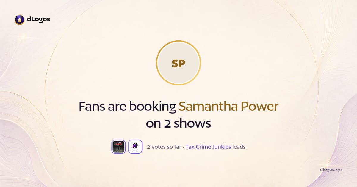 Speaker card: Samantha Power on dLogos
