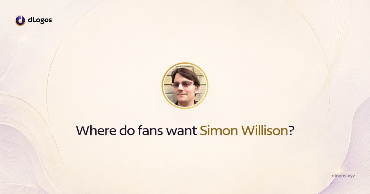 Speaker card: Simon Willison on dLogos