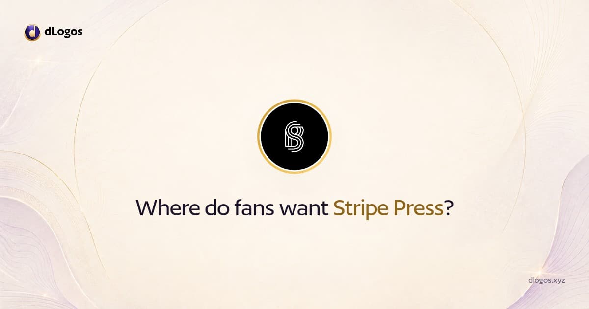 Speaker card: Stripe Press on dLogos