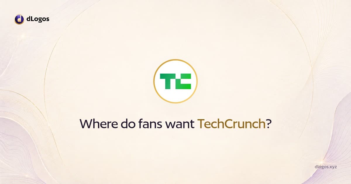 Speaker card: TechCrunch on dLogos