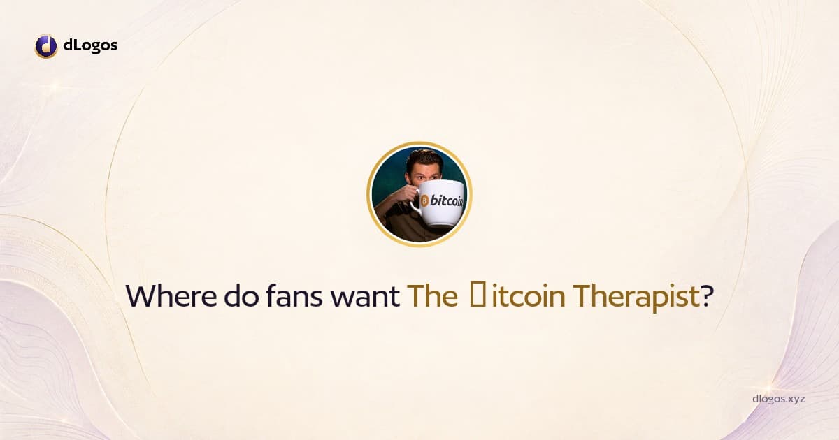 Speaker card: The ₿itcoin Therapist on dLogos