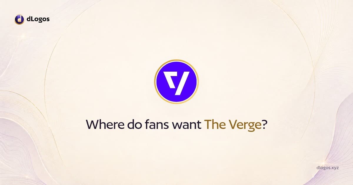 Speaker card: The Verge on dLogos