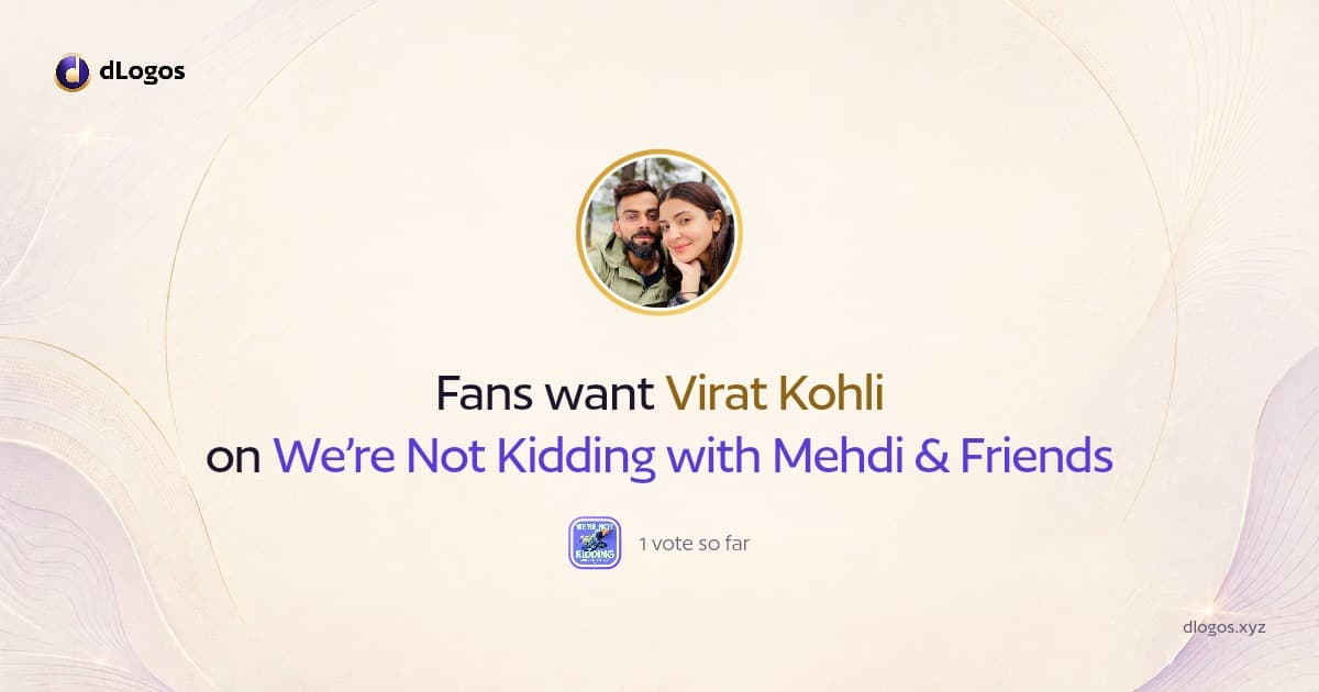 Speaker card: Virat Kohli on dLogos