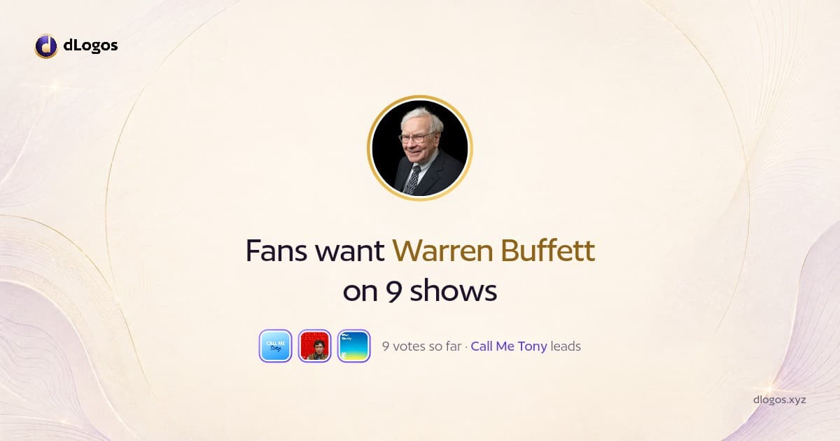 Speaker card: Warren Buffett on dLogos