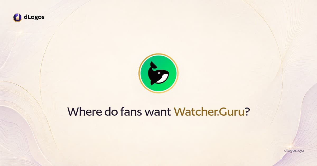 Speaker card: Watcher.Guru on dLogos