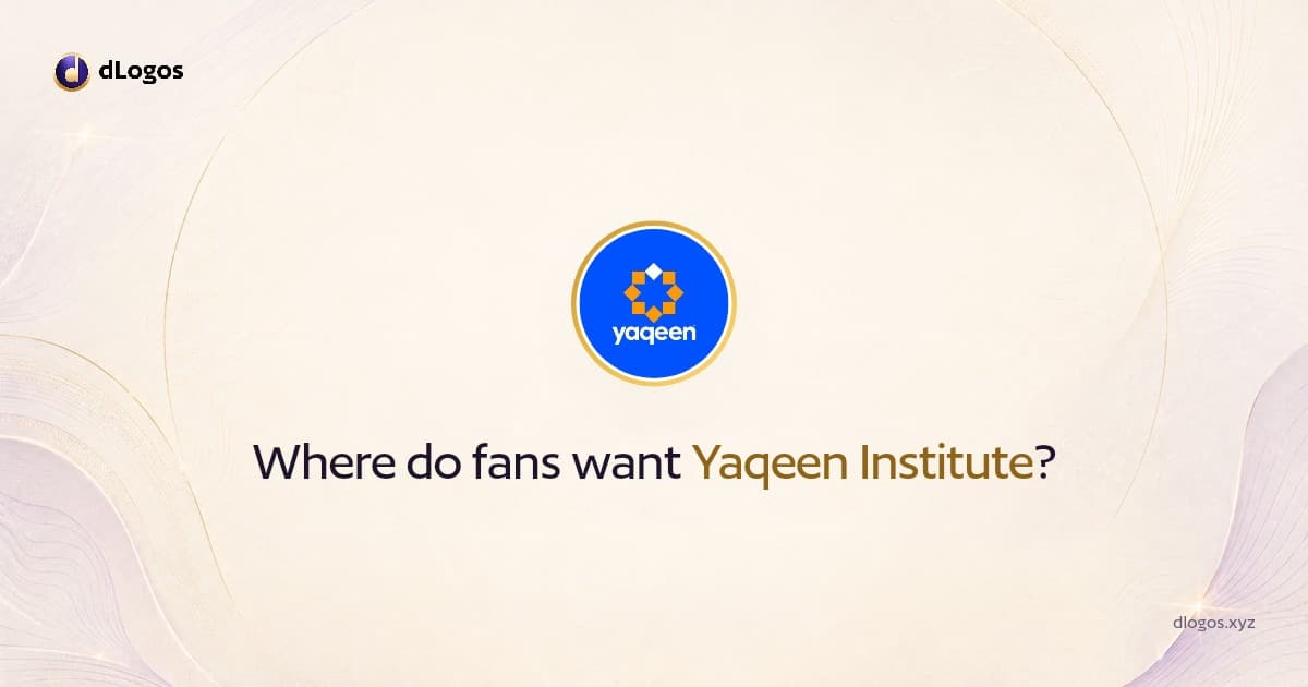 Speaker card: Yaqeen Institute on dLogos