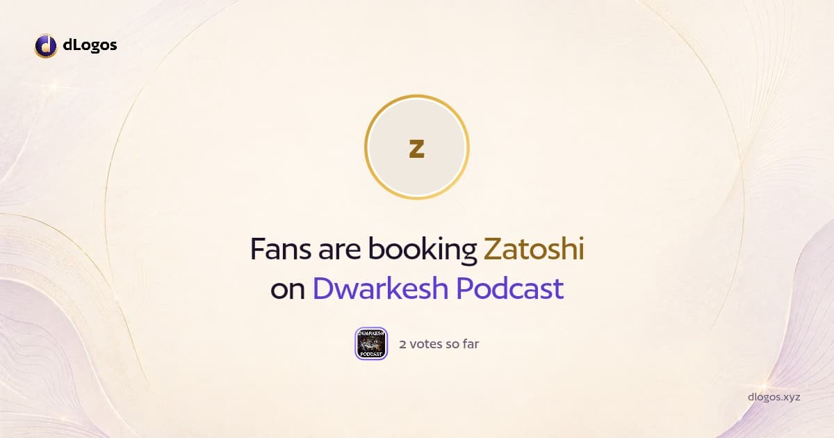 Speaker card: Zatoshi on dLogos