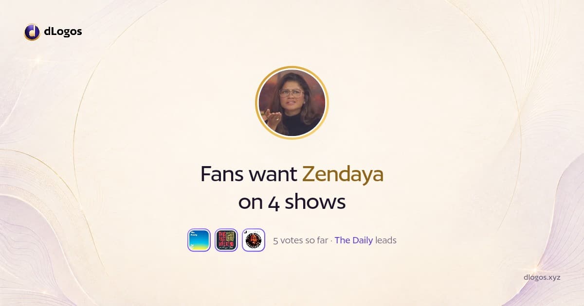 Speaker card: Zendaya on dLogos